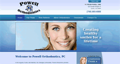 Desktop Screenshot of bracesbydrpowell.com